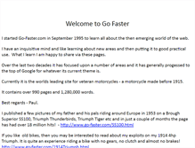 Tablet Screenshot of go-faster.com